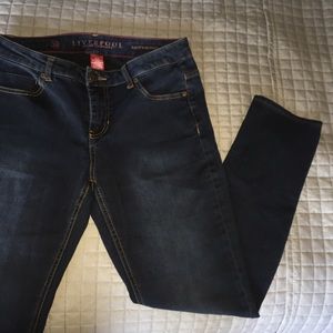 Dark wash liverpool skinny jeans jeggings